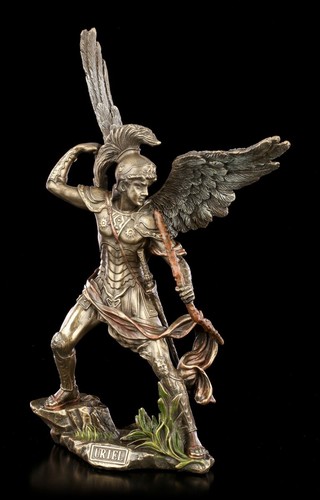 Statua arcangelo uriel - statua, con