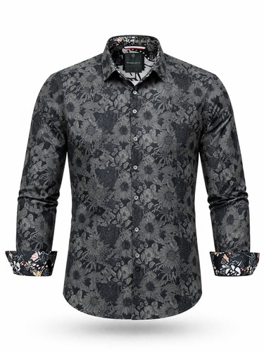Chemise numerologie fleurs - chemise,