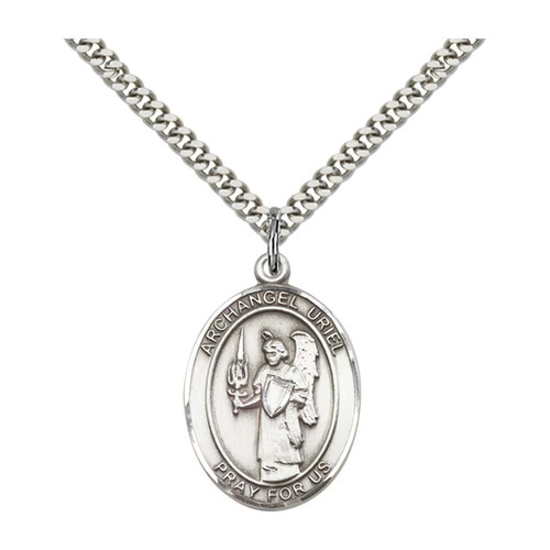 Uriel archangel oval - uriel, medal