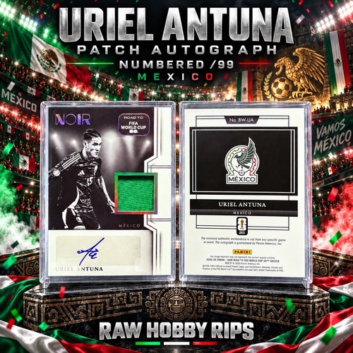 Uriel antuna patch autografo - uriel,