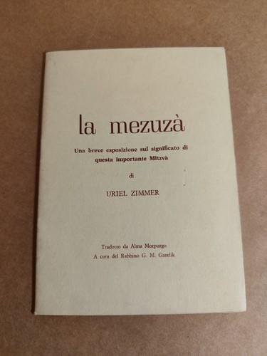 Zimmer uriel mezuzà una - zimmer, la